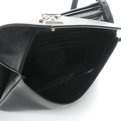 Saint Laurent Calfskin Monogram Tri Pocket Crossbody Bag Black 5 of 8