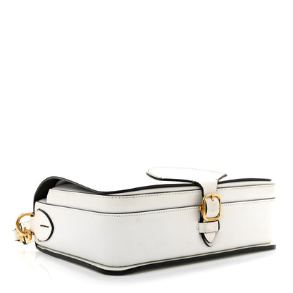 Burberry Calfskin Large Square Satchel Chalk White 4 of 15