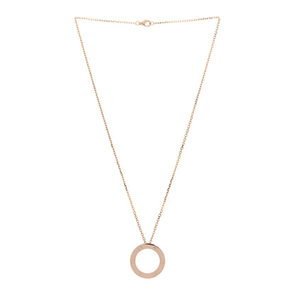 Cartier 18K Pink Gold LOVE Pendant Necklace 2 of 6