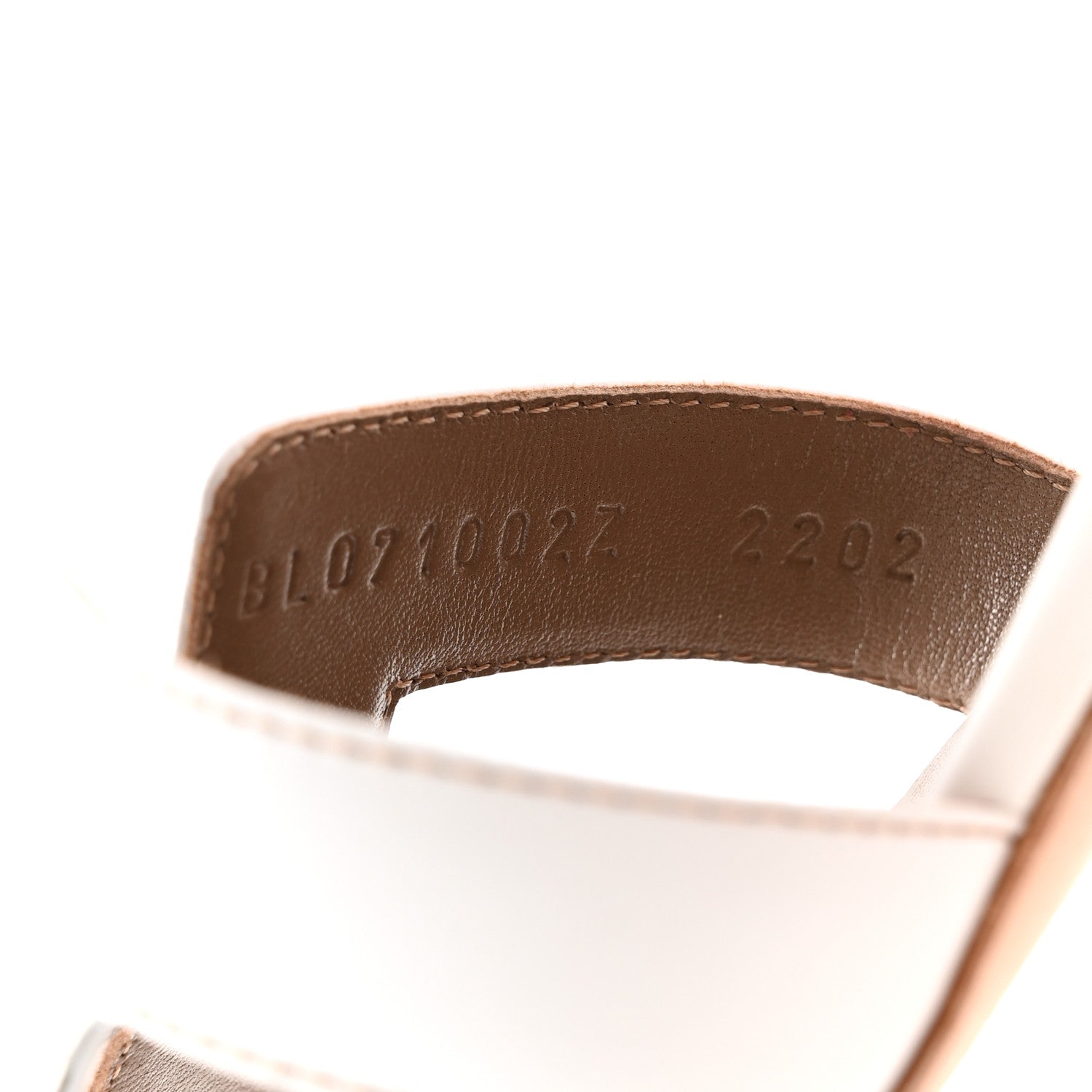 Hermes Calfskin Oasis Sandals 39 White 9 of 9