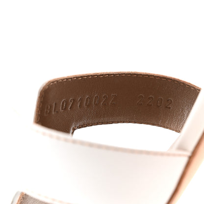 Hermes Calfskin Oasis Sandals 39 White 9 of 9
