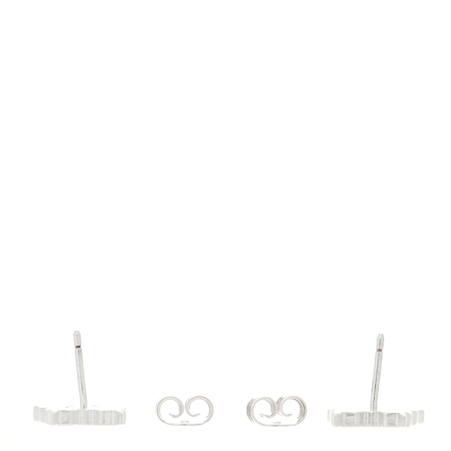 Sterling Silver Trademark Butterfly Stud Earrings