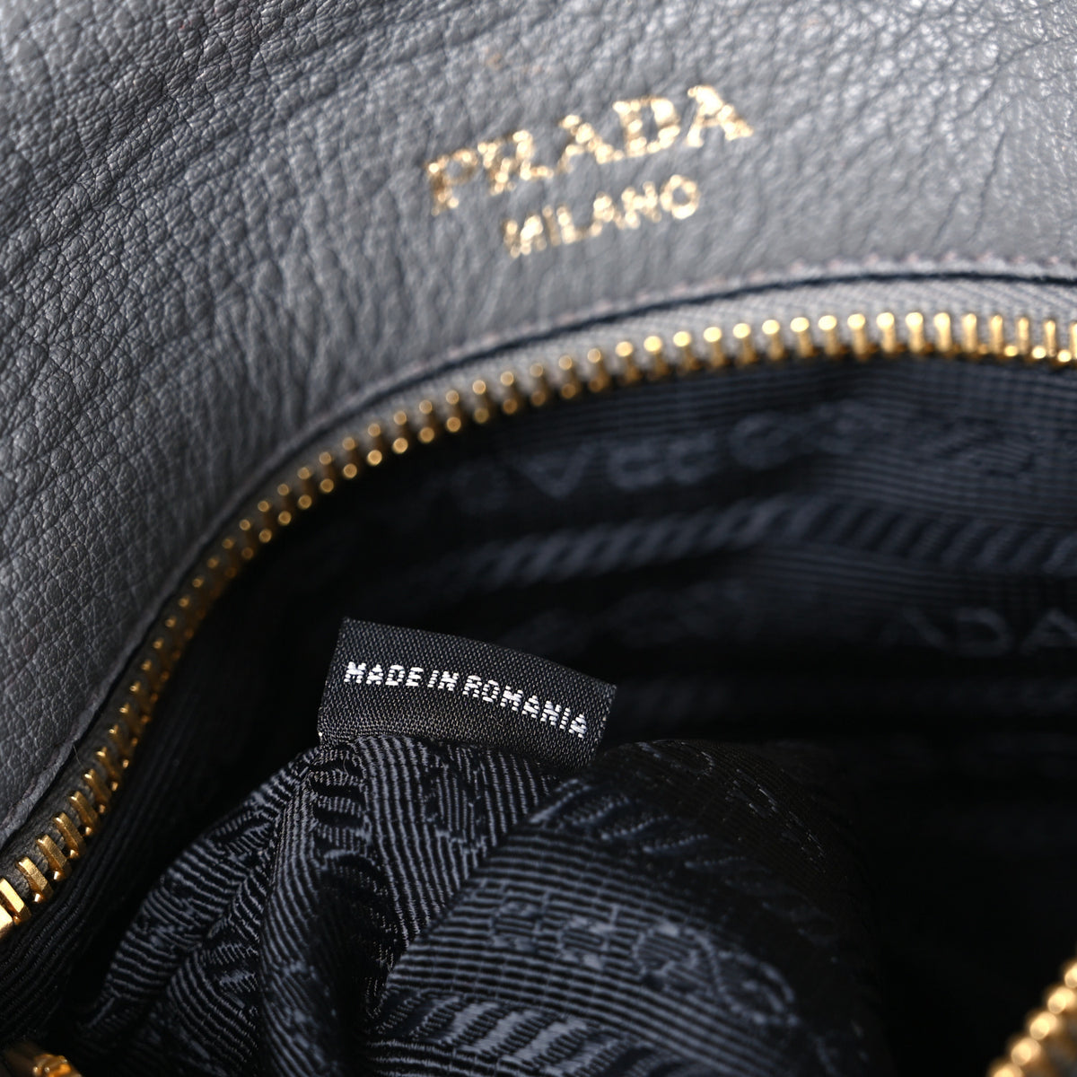 Prada Vitello Phenix Crossbody Bag Marmo 10 of 13