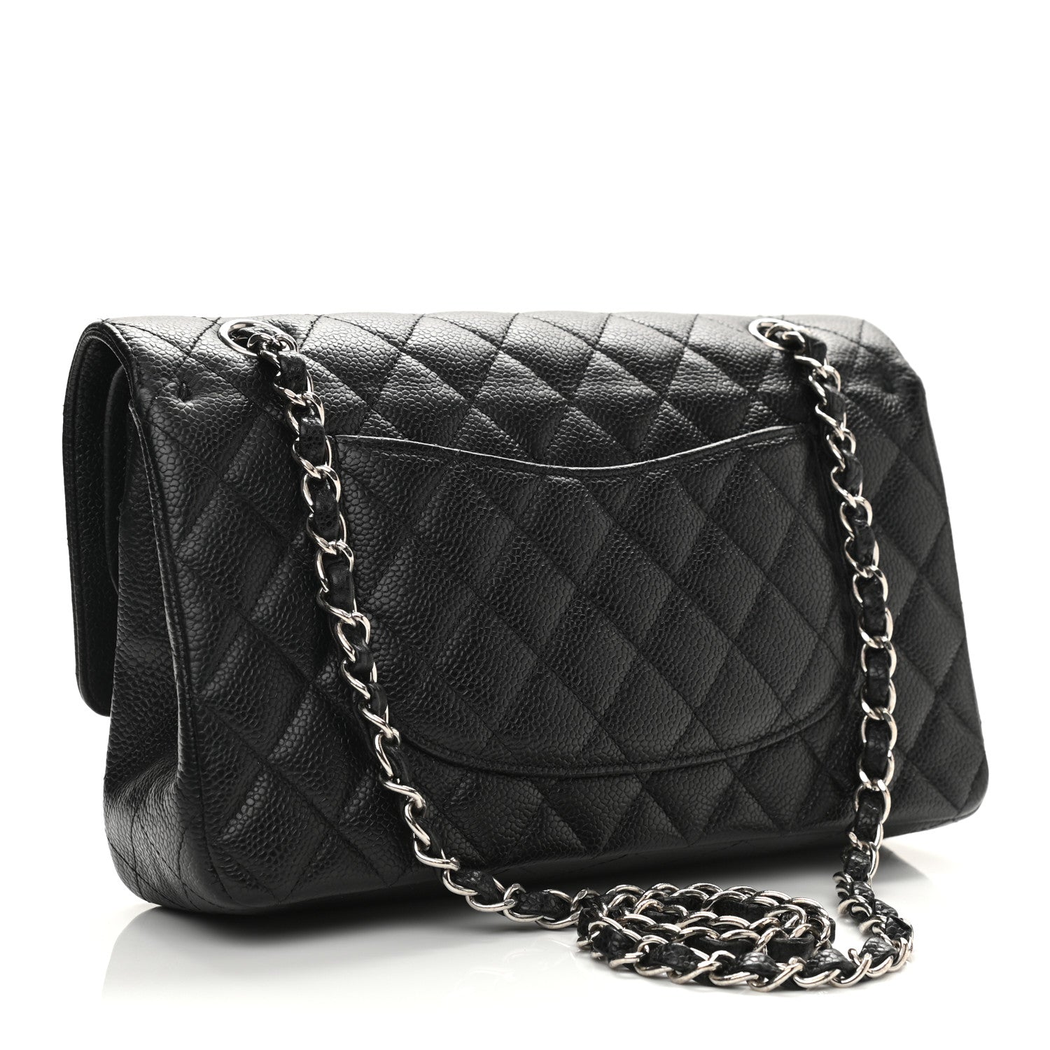 Chanel Caviar Quilted Medium Double Flap Black 3 of 11