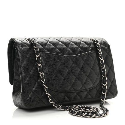 Chanel Caviar Quilted Medium Double Flap Black 3 of 11