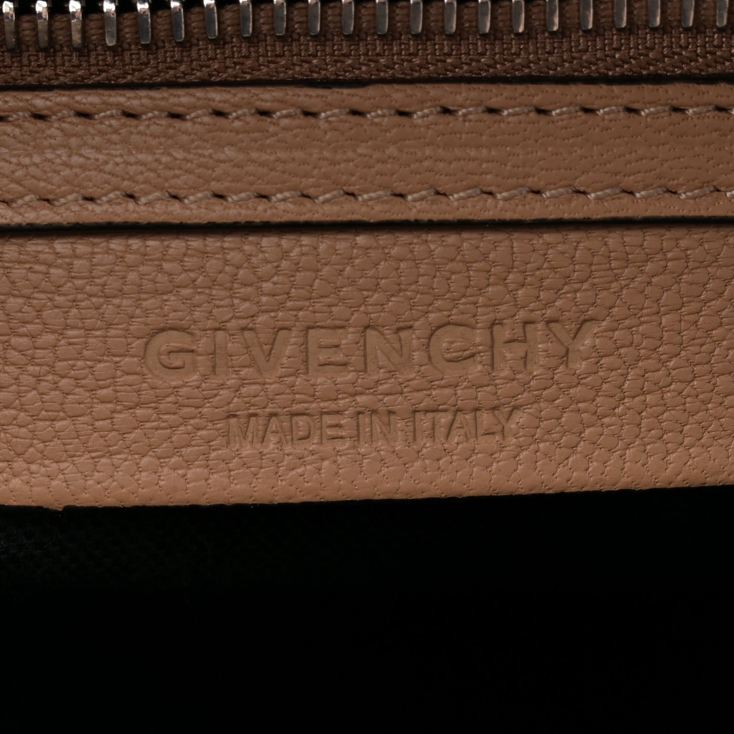 Sugar Goatskin Small Tri-Color Antigona Beige Black Brown