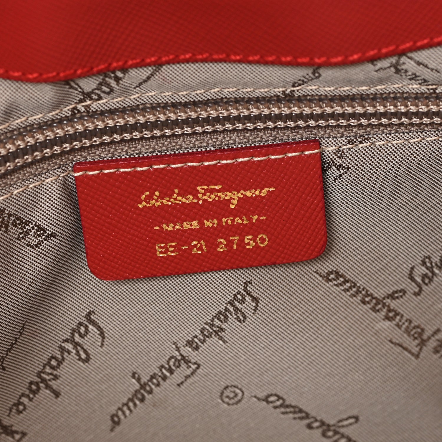 Salvatore Ferragamo Saffiano Trifolio Shoulder Bag Coral 6 of 9