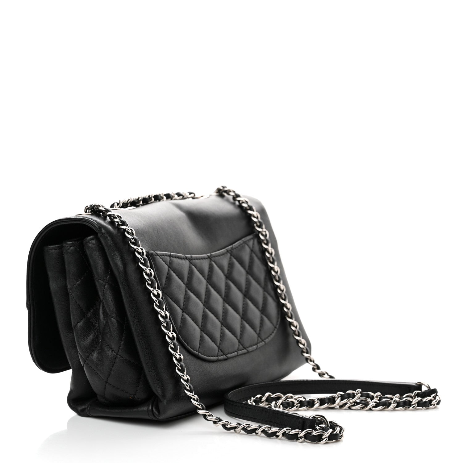 Chanel Calfskin Mini Tramezzo Flap Black 3 of 13