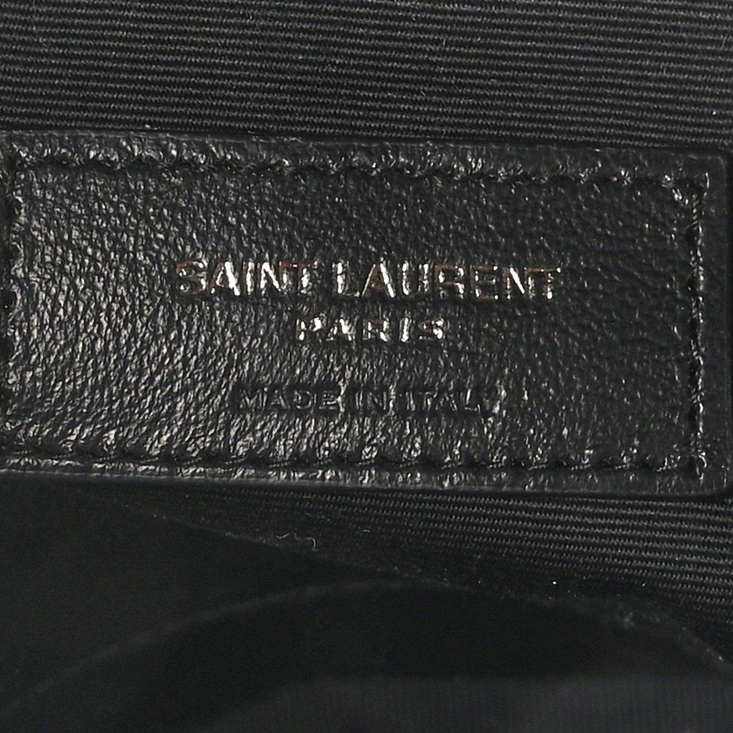 Saint Laurent Calfskin Matelasse Monogram Lou Camera Bag Black 6 of 9