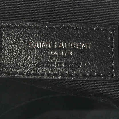 Saint Laurent Calfskin Matelasse Monogram Lou Camera Bag Black 6 of 9