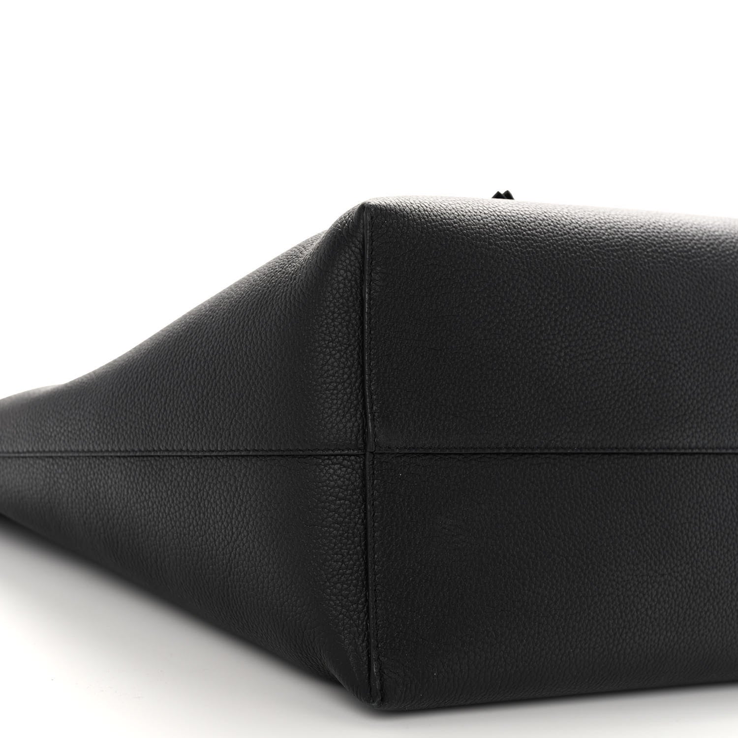 Alexander McQueen Grained Calfskin Skull Open Shopper Tote Black 8 of 11