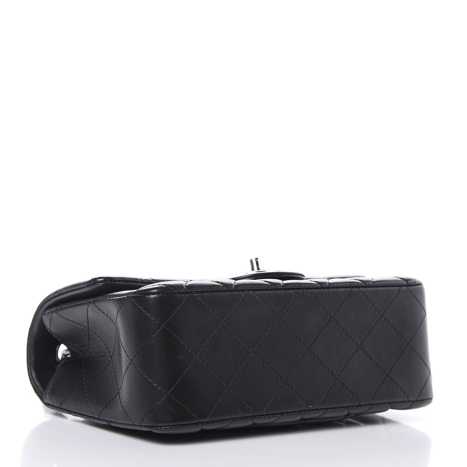 Chanel Lambskin Quilted Mini Rectangular Flap Black 4 of 13