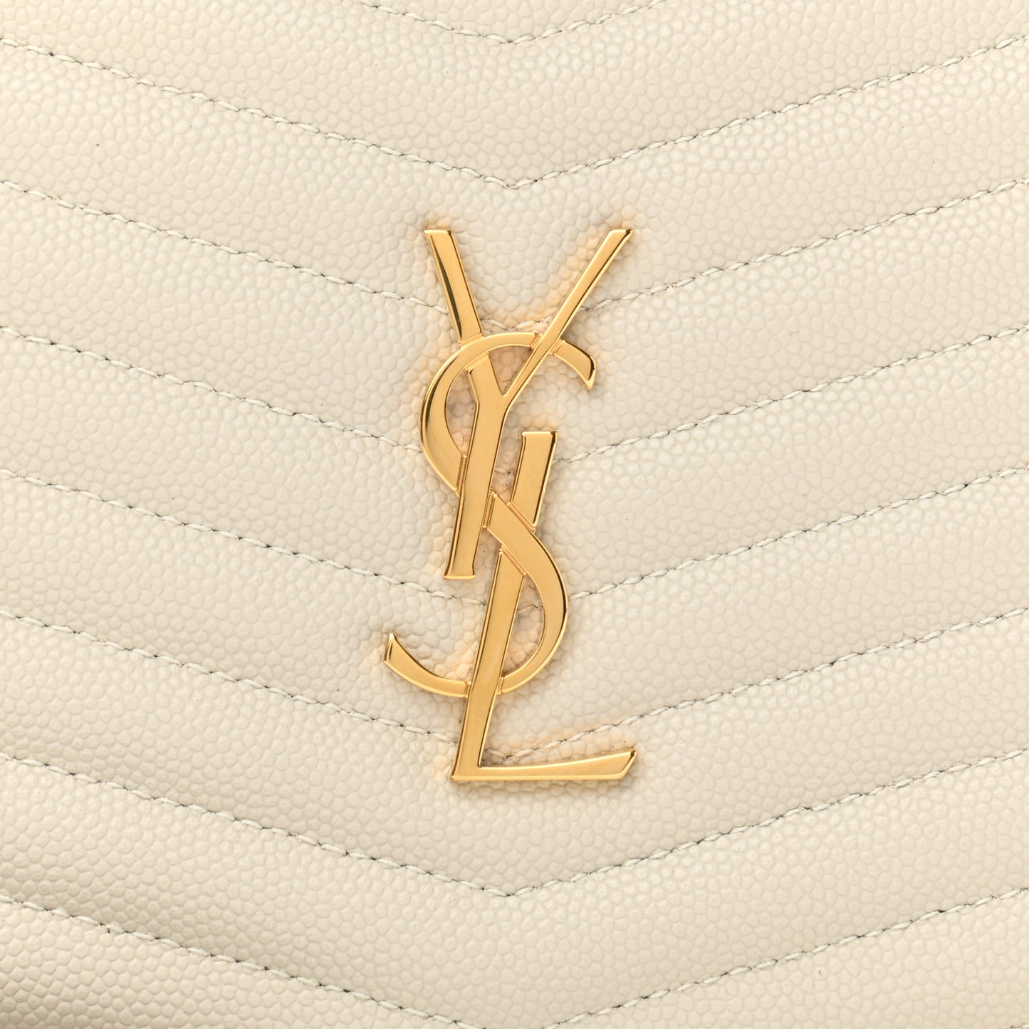 Grain De Poudre Matelasse Monogram Mini Lou Camera Bag Crema Soft