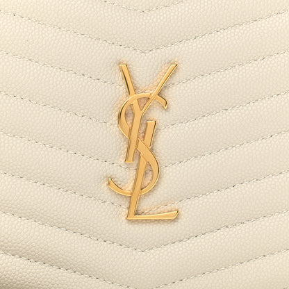 Saint Laurent Grain De Poudre Matelasse Monogram Mini Lou Camera Bag Crema Soft 8 of 11