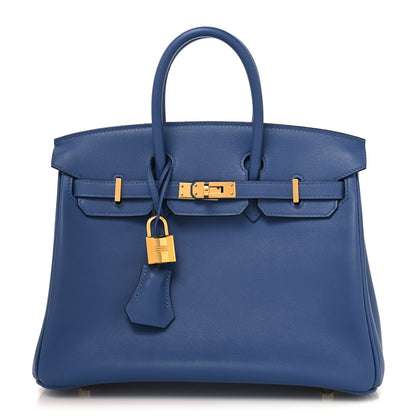 Hermes Swift Birkin 25 Bleu Brighton 1 of 13