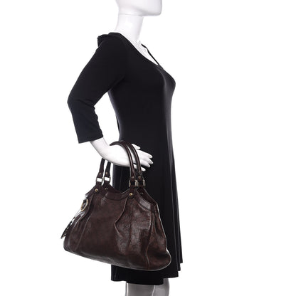 Gucci Guccissima Medium Sukey Tote Chocolate 2 of 11