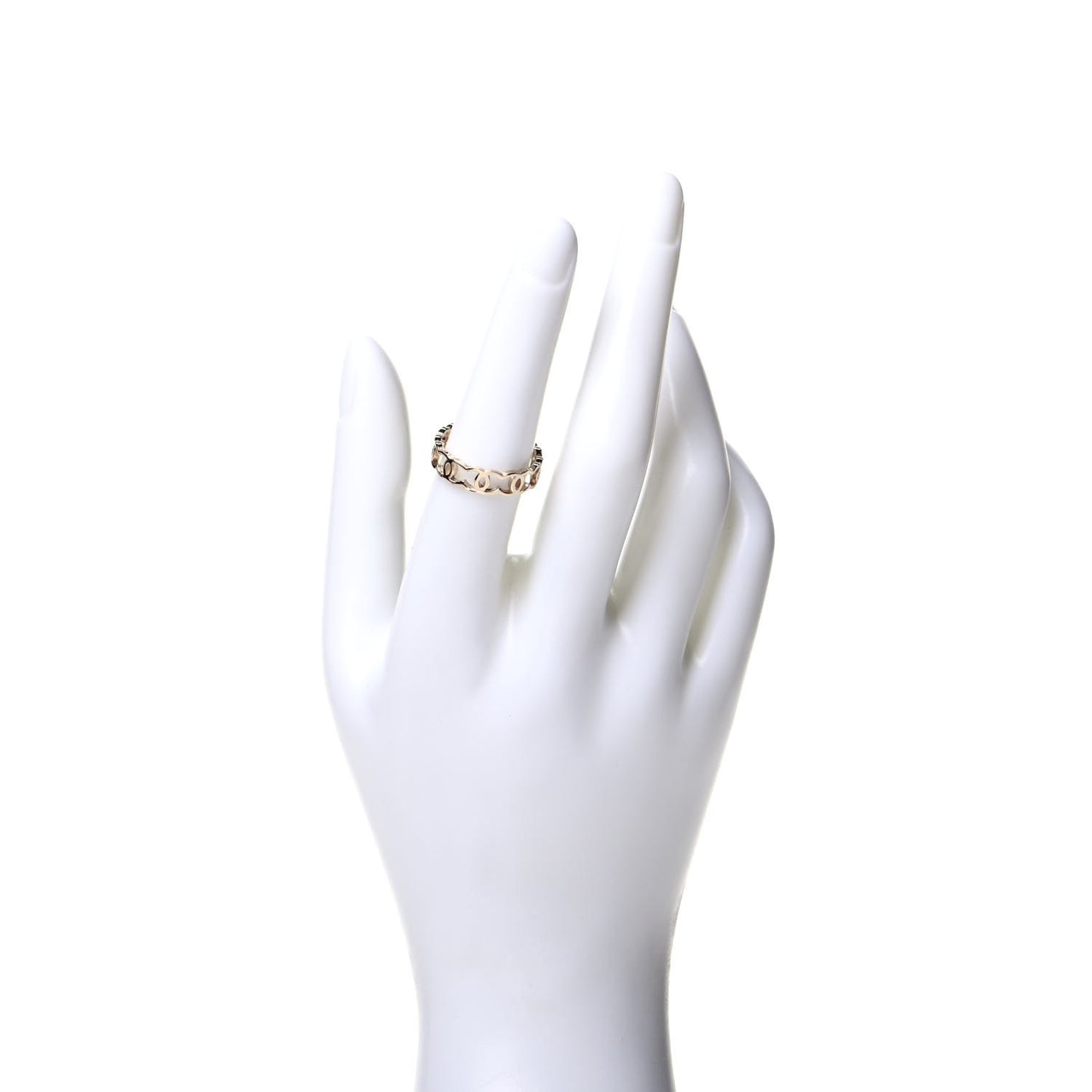 Metal CC Ring 54 6.75 Gold