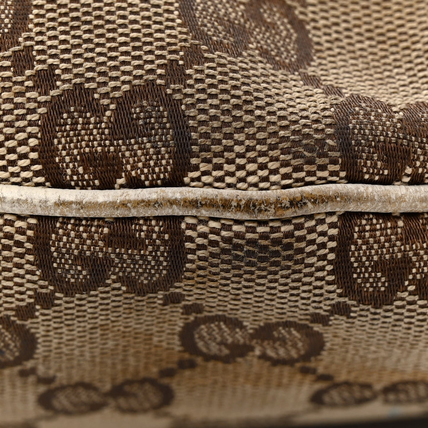 Monogram Bamboo Horsebit Hobo Off White