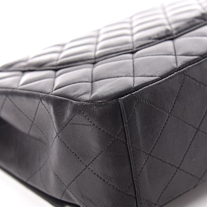 Chanel Lambskin Quilted Maxi Single Flap Black 14 of 16