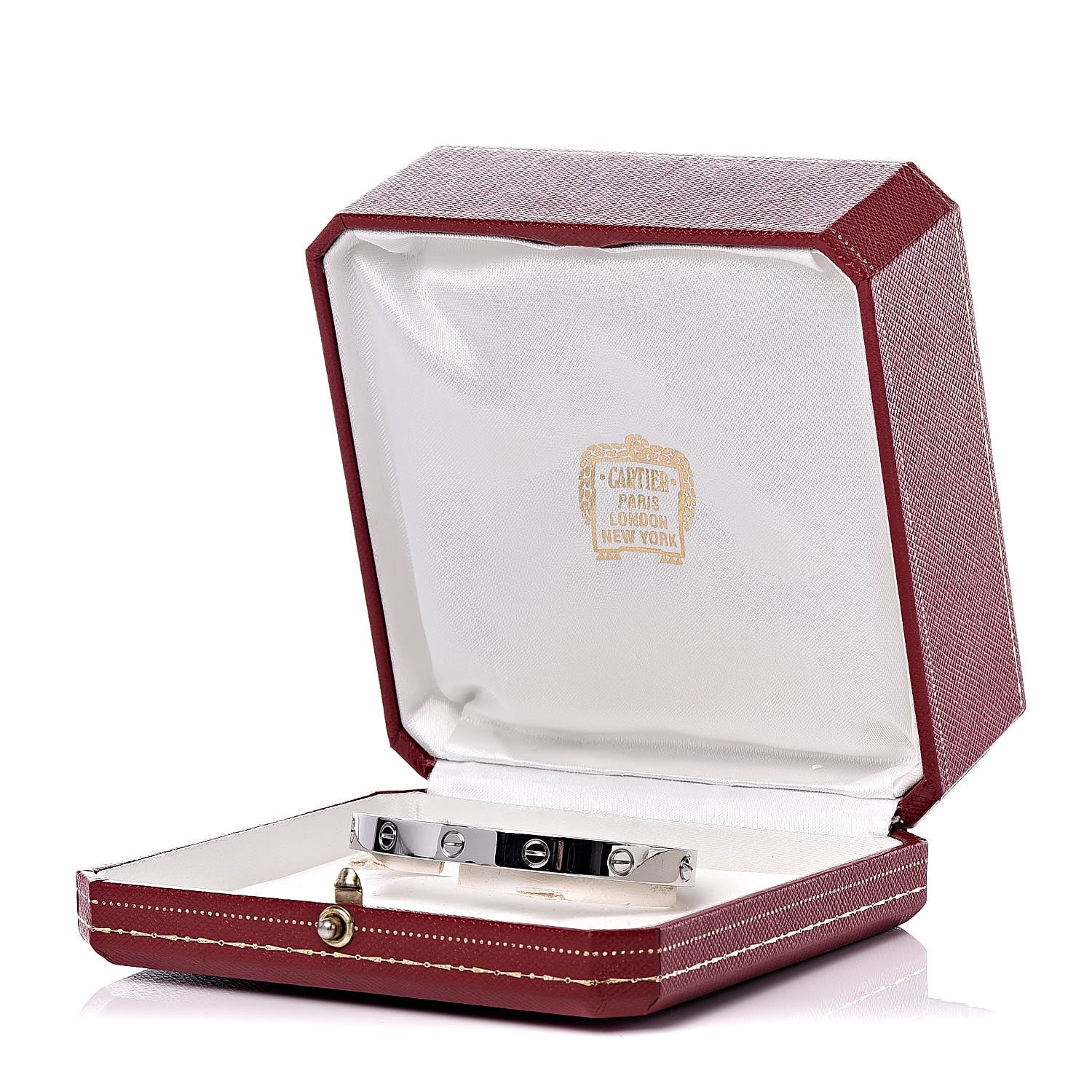 Cartier 18K White Gold LOVE Bracelet 17 6 of 6