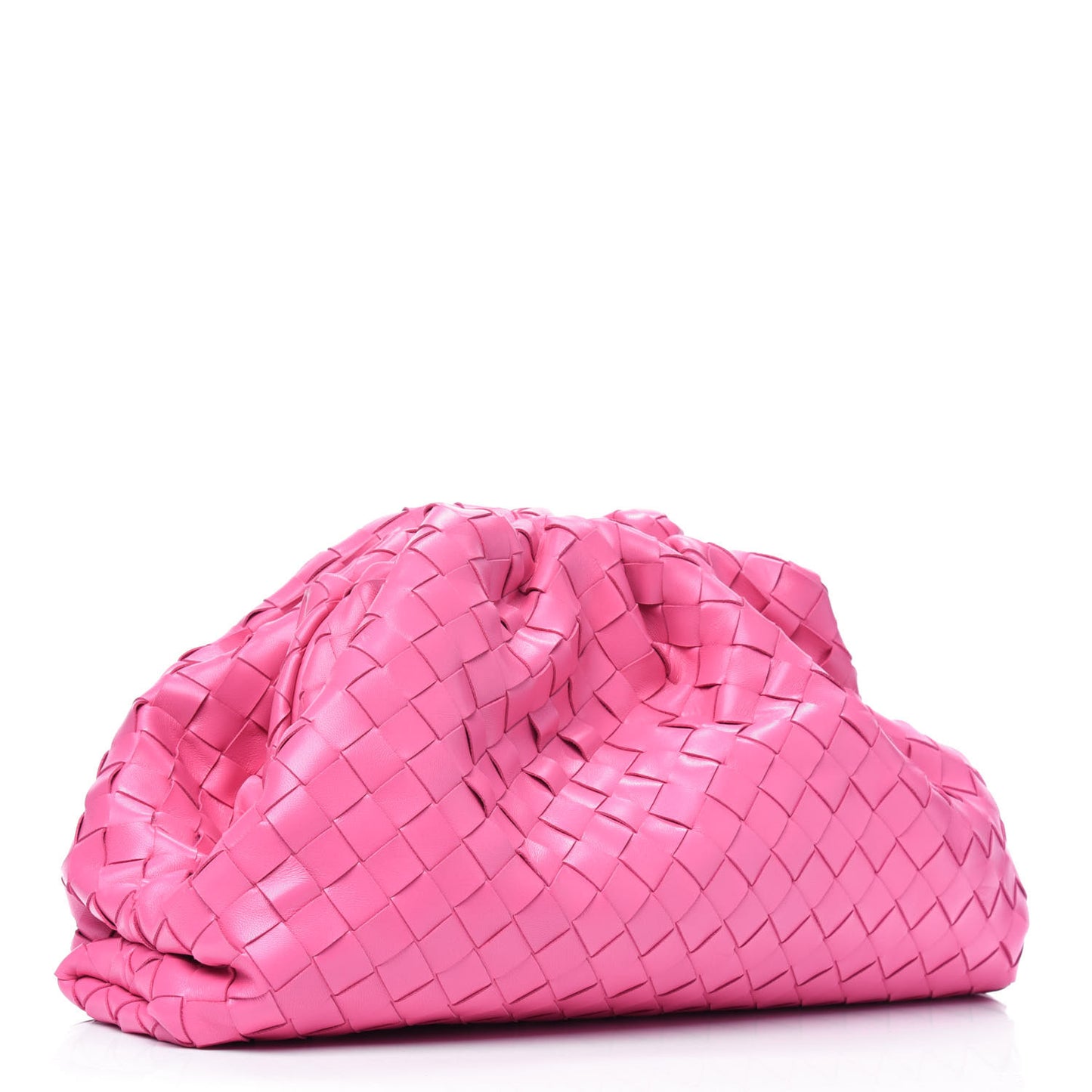 Nappa Maxi Intrecciato The Pouch Oversized Clutch Pink