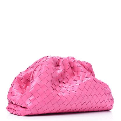 Bottega Veneta Nappa Maxi Intrecciato The Pouch Oversized Clutch Pink 2 of 3