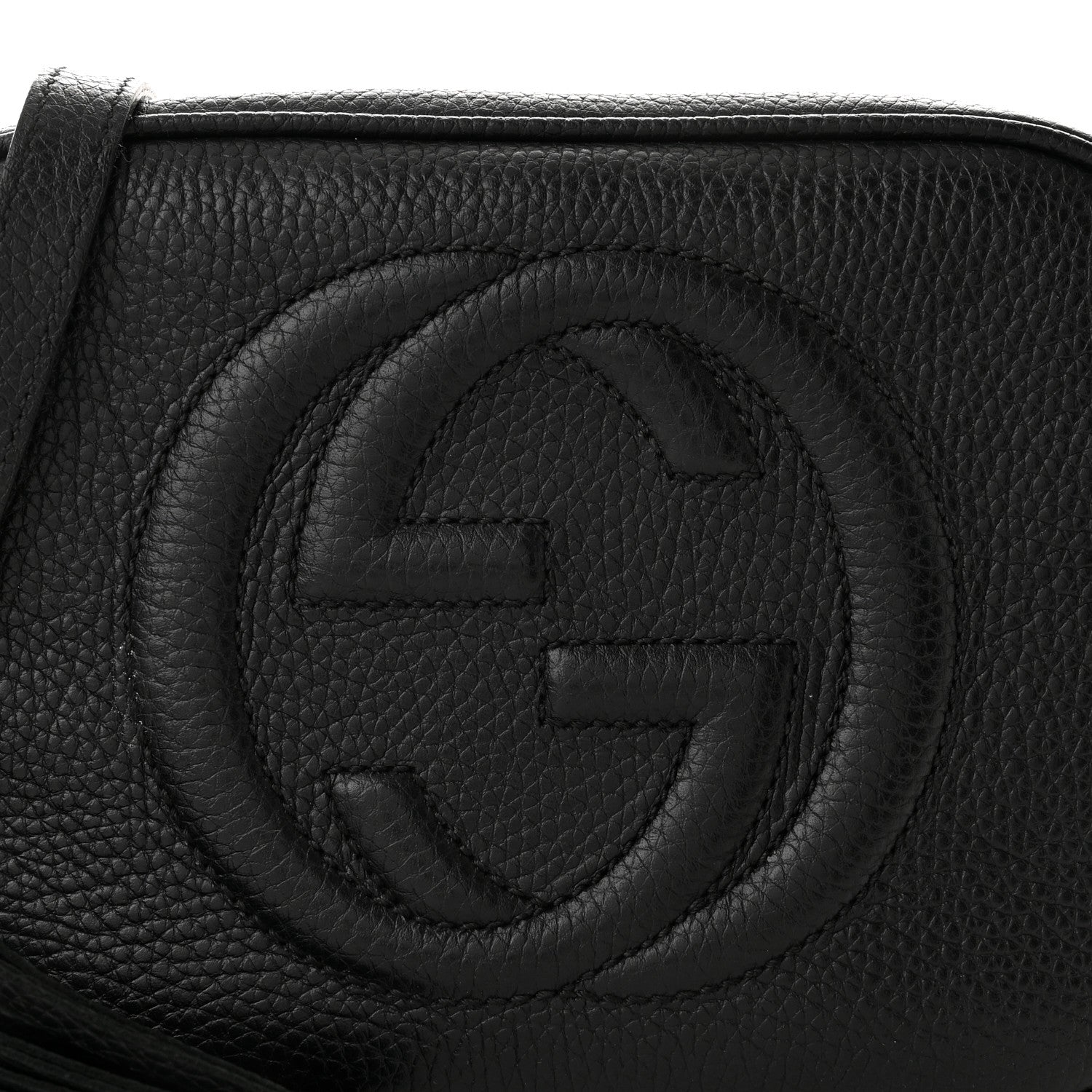 Gucci Pebbled Calfskin Small Soho Disco Bag Black 10 of 13