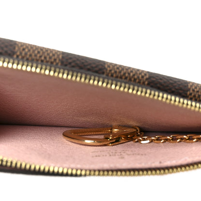 Louis Vuitton Damier Ebene Recto Verso Card Holder Rose Ballerine 5 of 7