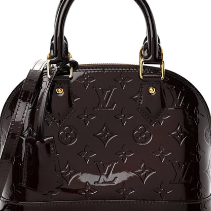Louis Vuitton Vernis Alma BB Amarante 7 of 9