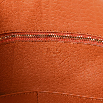 Celine Crisped Calfskin Mini Tie Knot Tote Burnt Orange 15 of 15