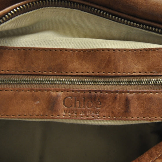 Chloe Calfskin Silverado Shoulder Bag Tan 7 of 11