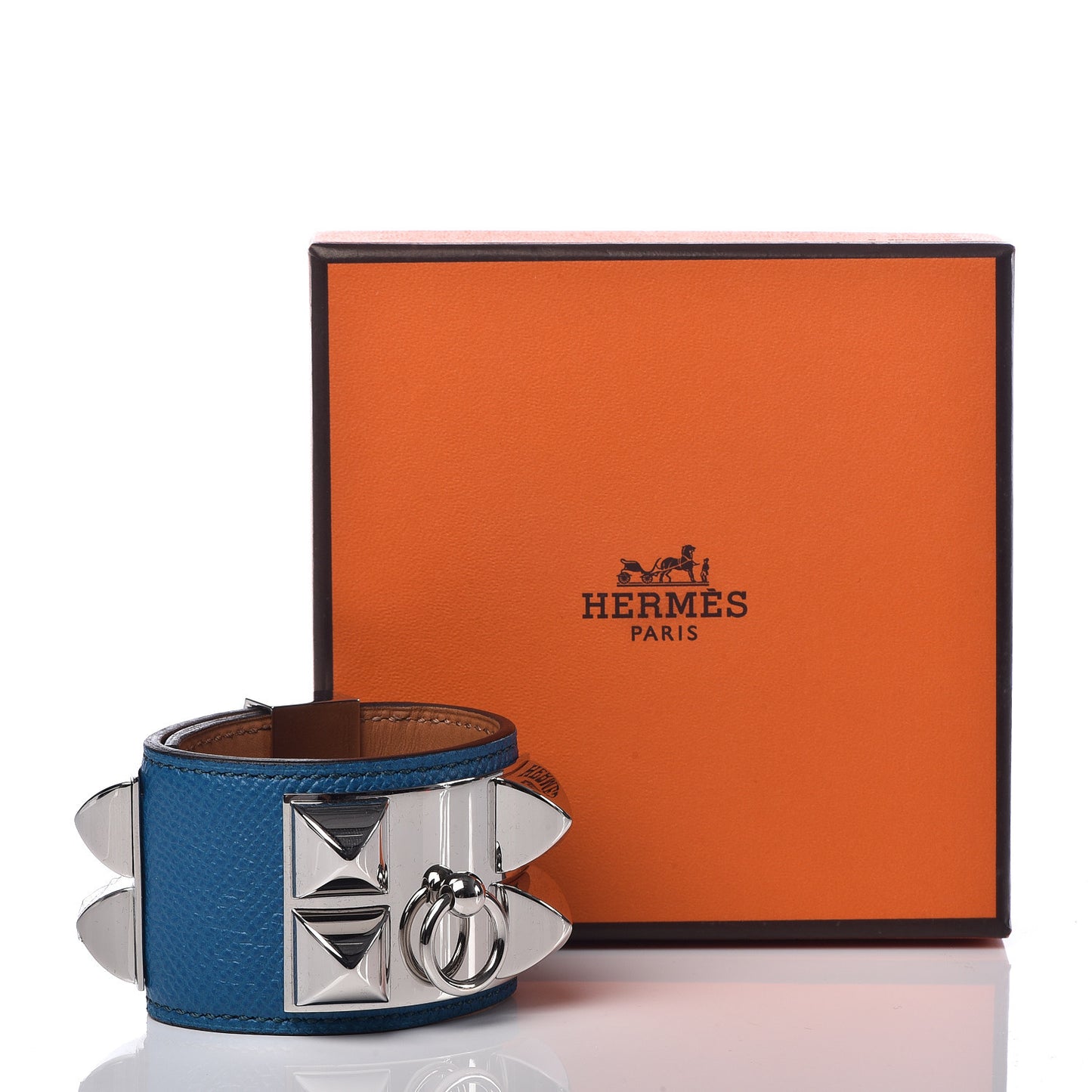 Epsom Collier de Chien CDC Bracelet XS Bleu Izmir