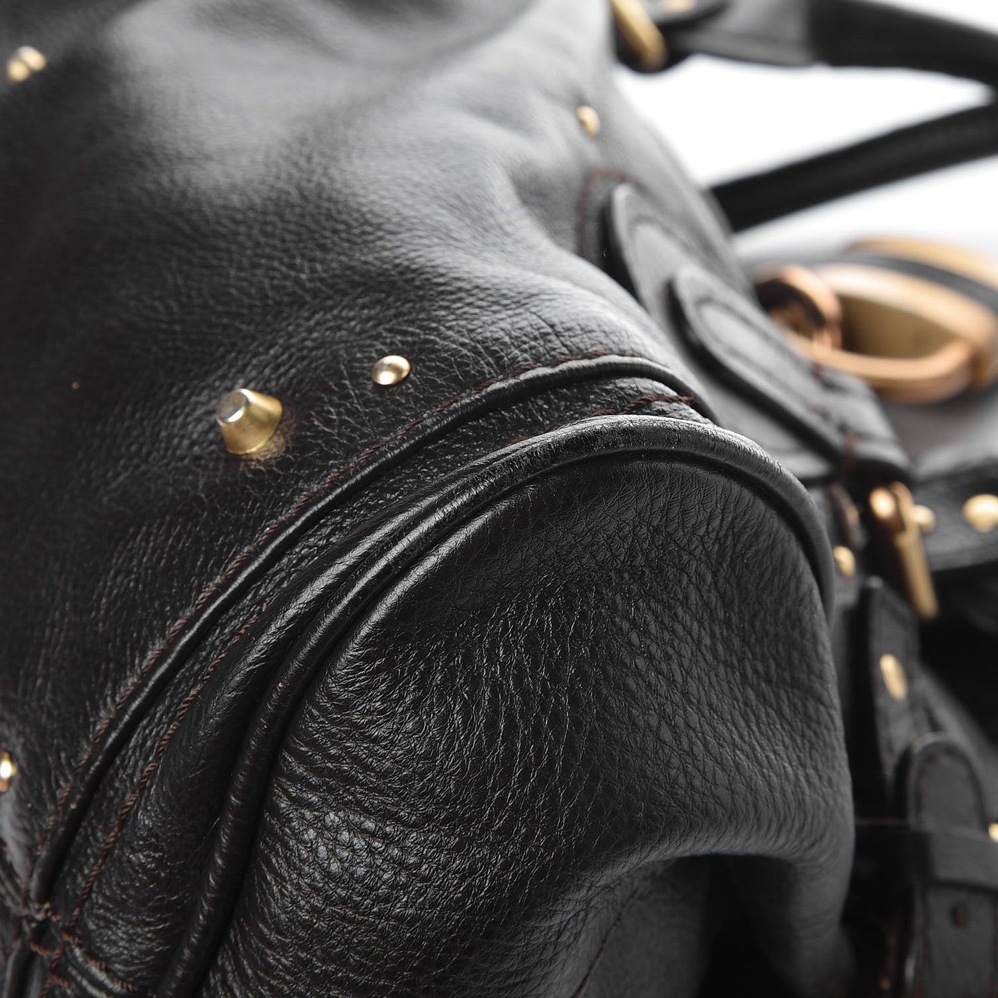Calfskin Paddington Satchel Chocolate