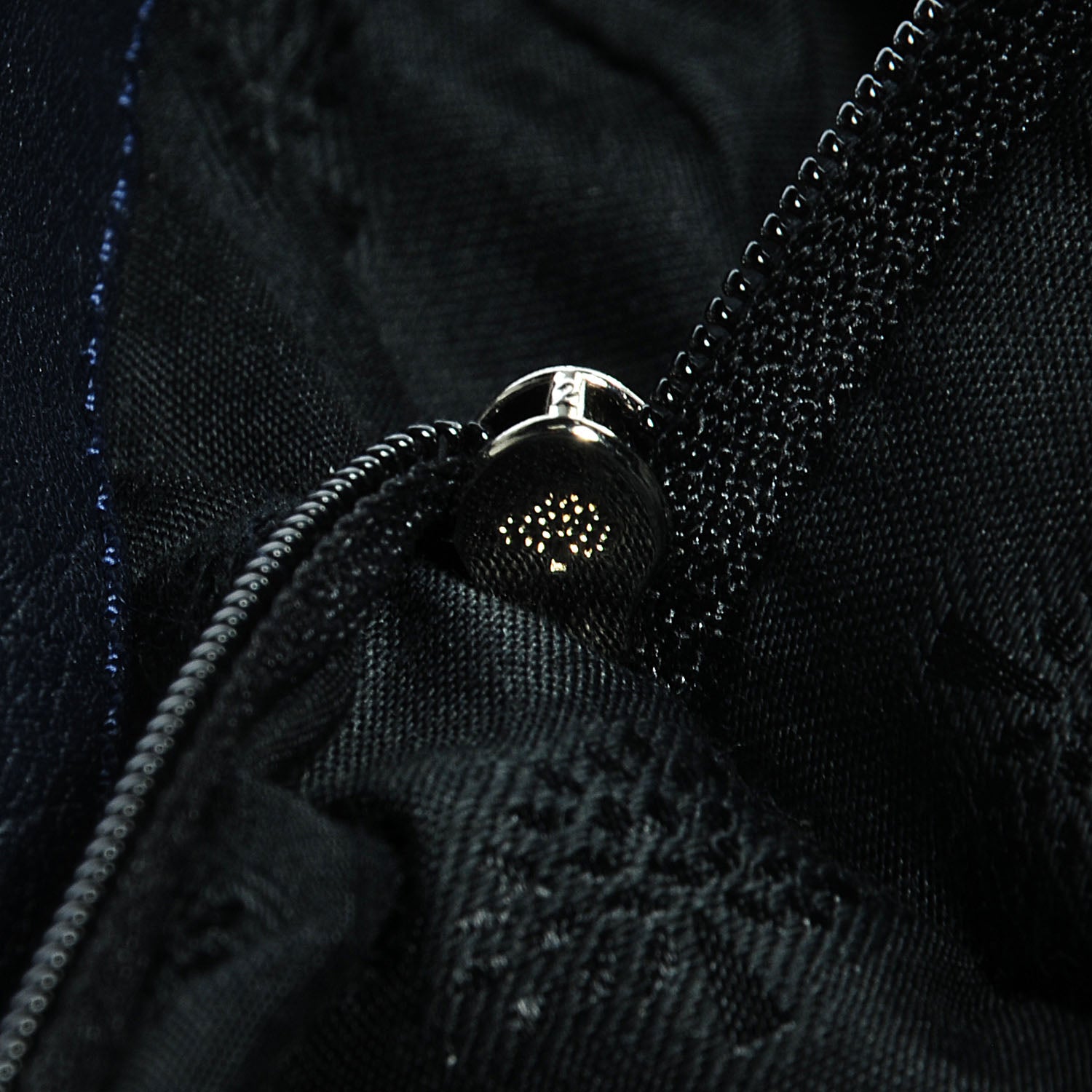Mulberry Polished Buffalo Alexa Satchel Midnight Blue 11 of 13