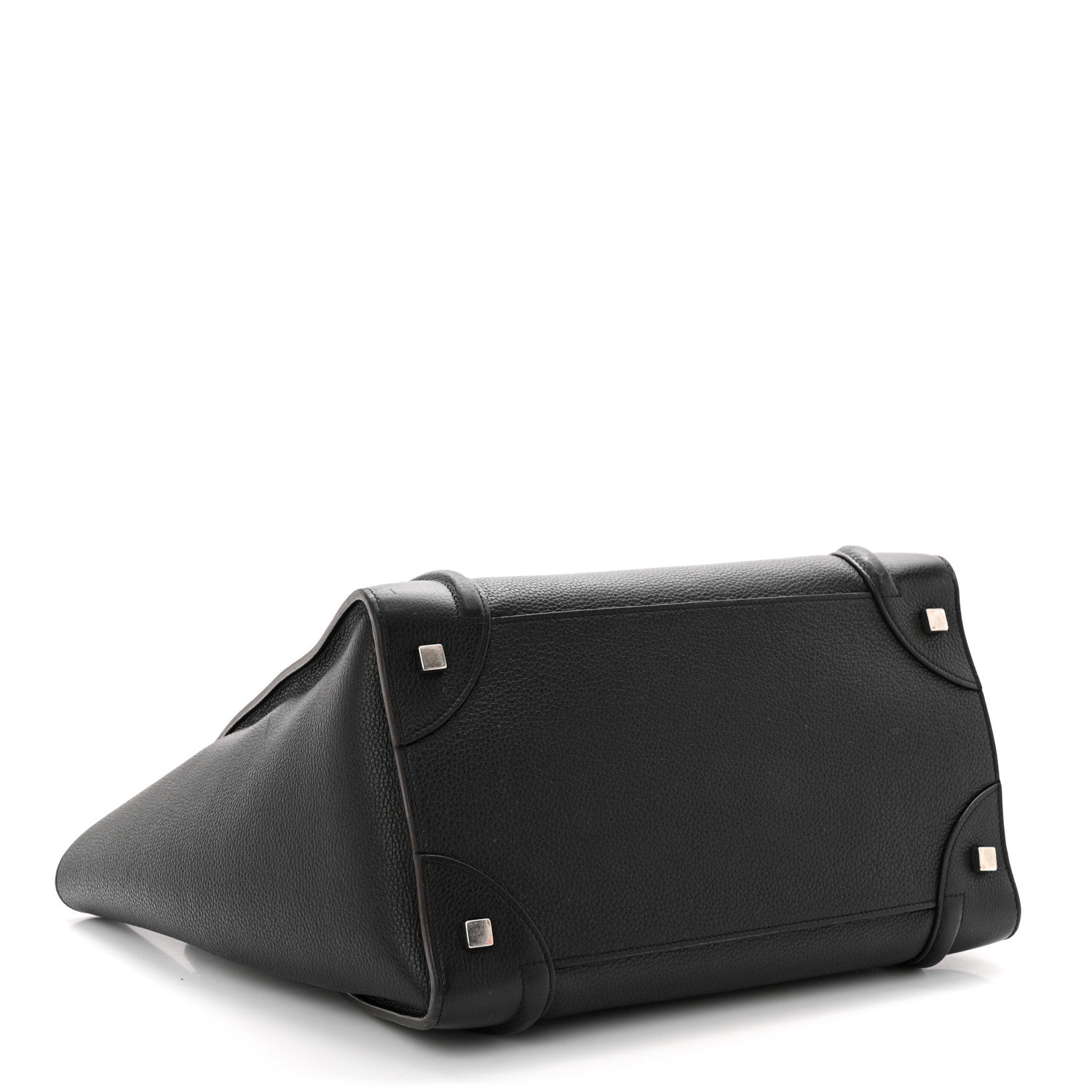 Celine Drummed Calfskin Mini Luggage Black 4 of 19