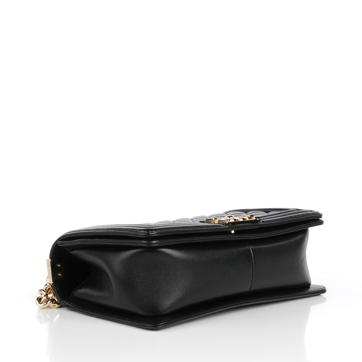 Chanel Lambskin Quilted Medium Boy Flap Black 4 of 9