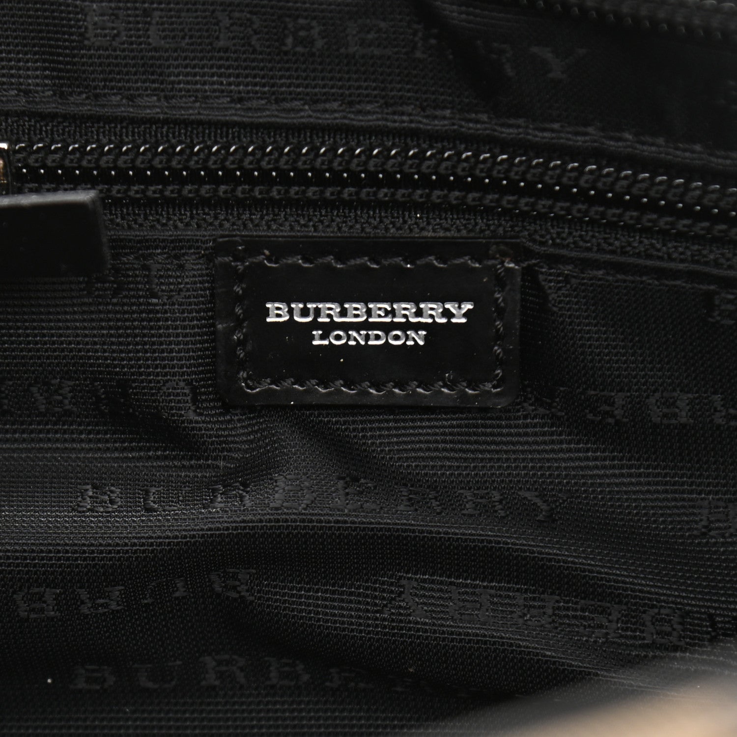 Burberry House Check Large Pochette Black 6 of 9