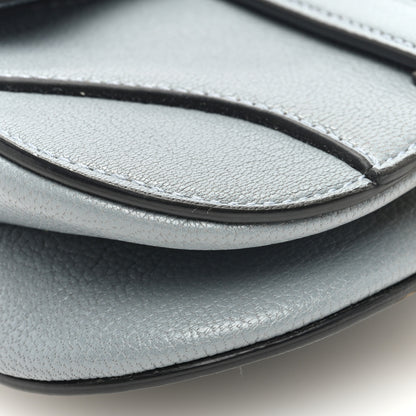 Christian Dior Goatskin Micro Saddle Bag Cloud Blue 8 of 9