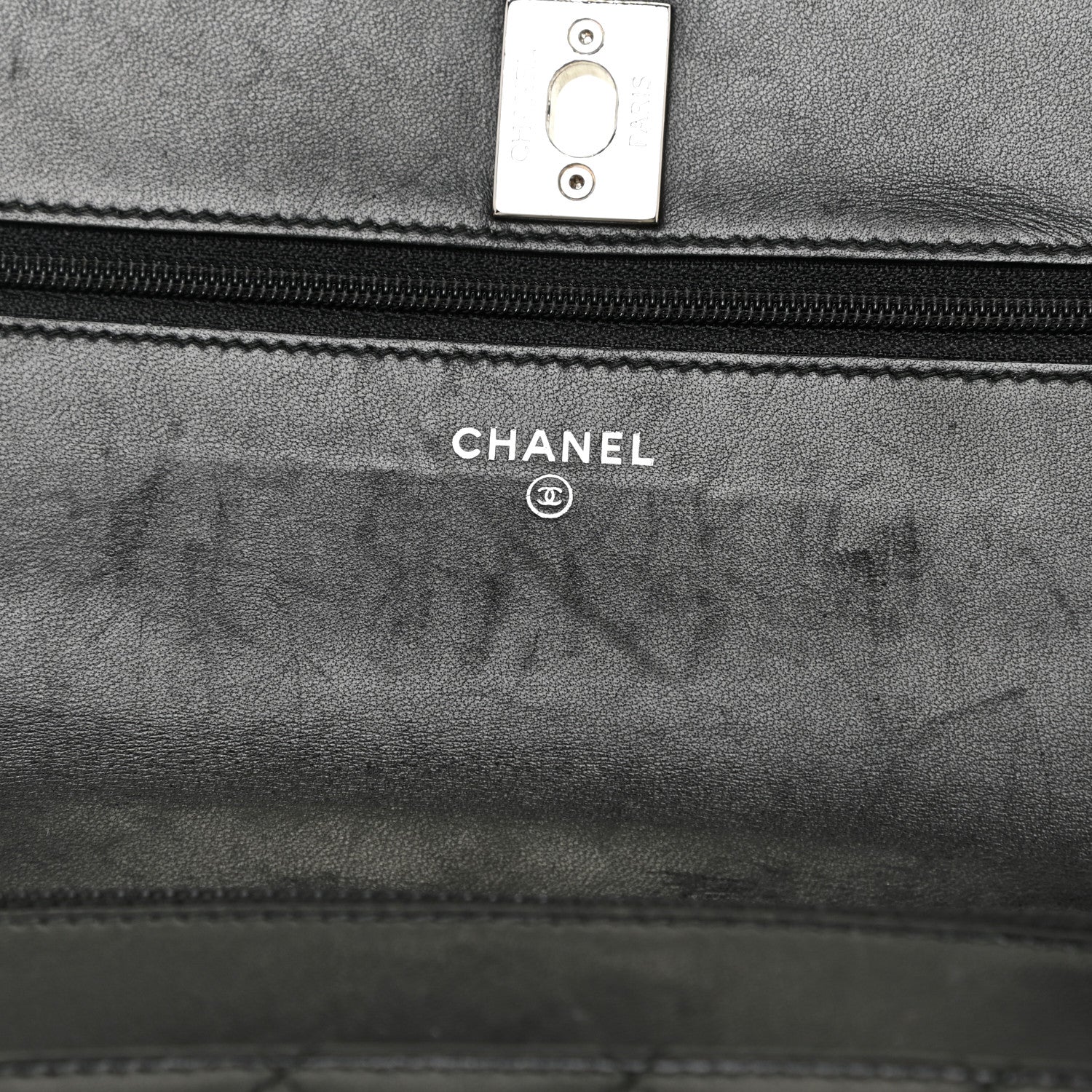 Chanel Lambskin Quilted Trendy CC Wallet On Chain WOC Black 12 of 22
