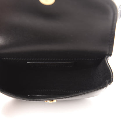 Saint Laurent Smooth Calfskin Mini Classic Monogram Kaia Belt Black 5 of 10