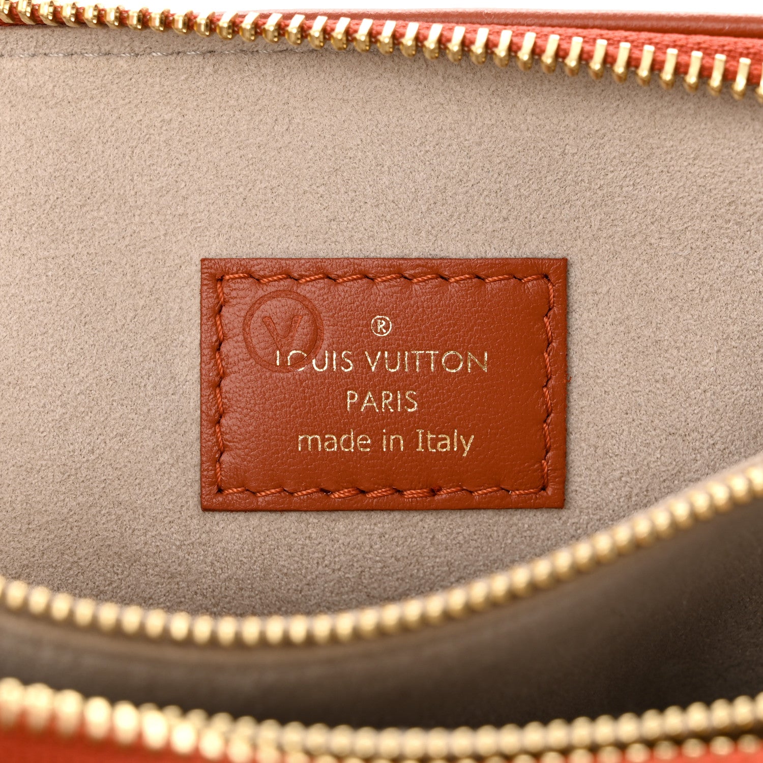 Louis Vuitton Lambskin Embossed Monogram Coussin PM Terracotta Brown 6 of 11