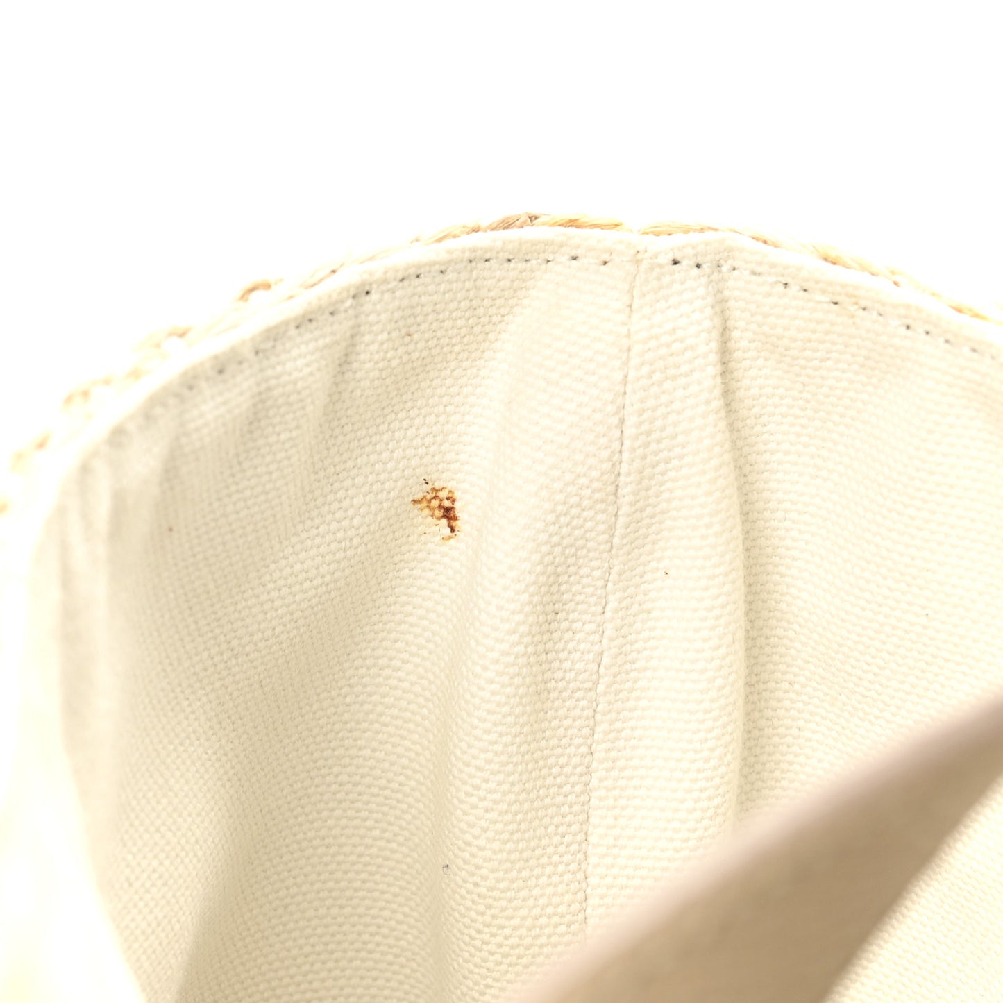 Woven Straw Caviar Tote Beige