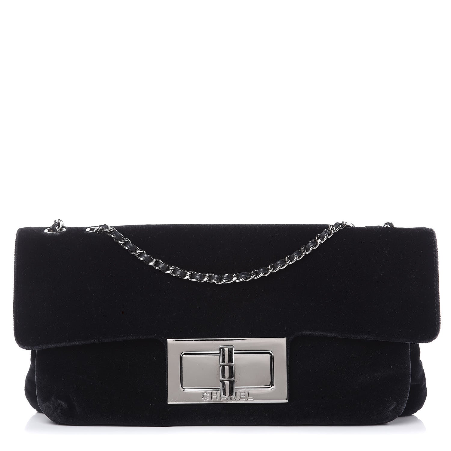 Chanel Velvet Small Mademoiselle Flap Black 1 of 13
