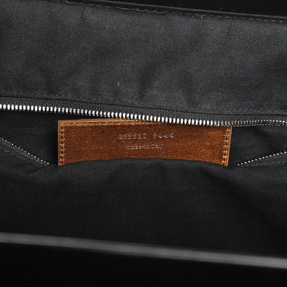 Balenciaga Calfskin Suede Frame Bag Brown Black 7 of 22
