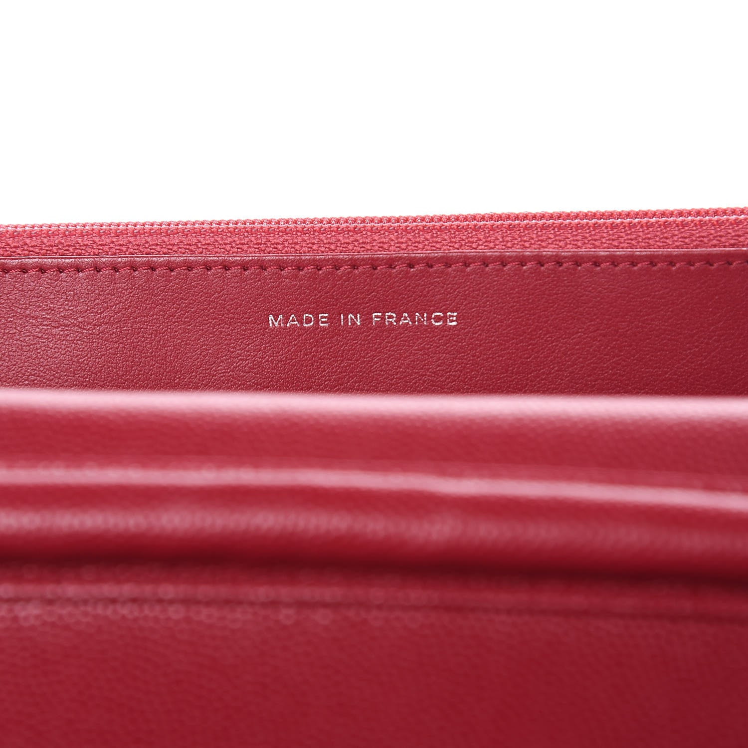 Chanel Caviar Quilted Wallet On Chain WOC Dark Pink 7 of 12