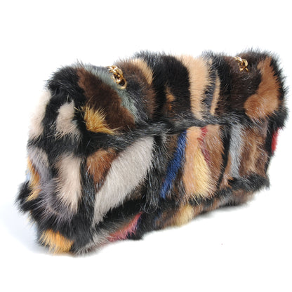 Chanel Multicolor Mink Fur Flap 3 of 8