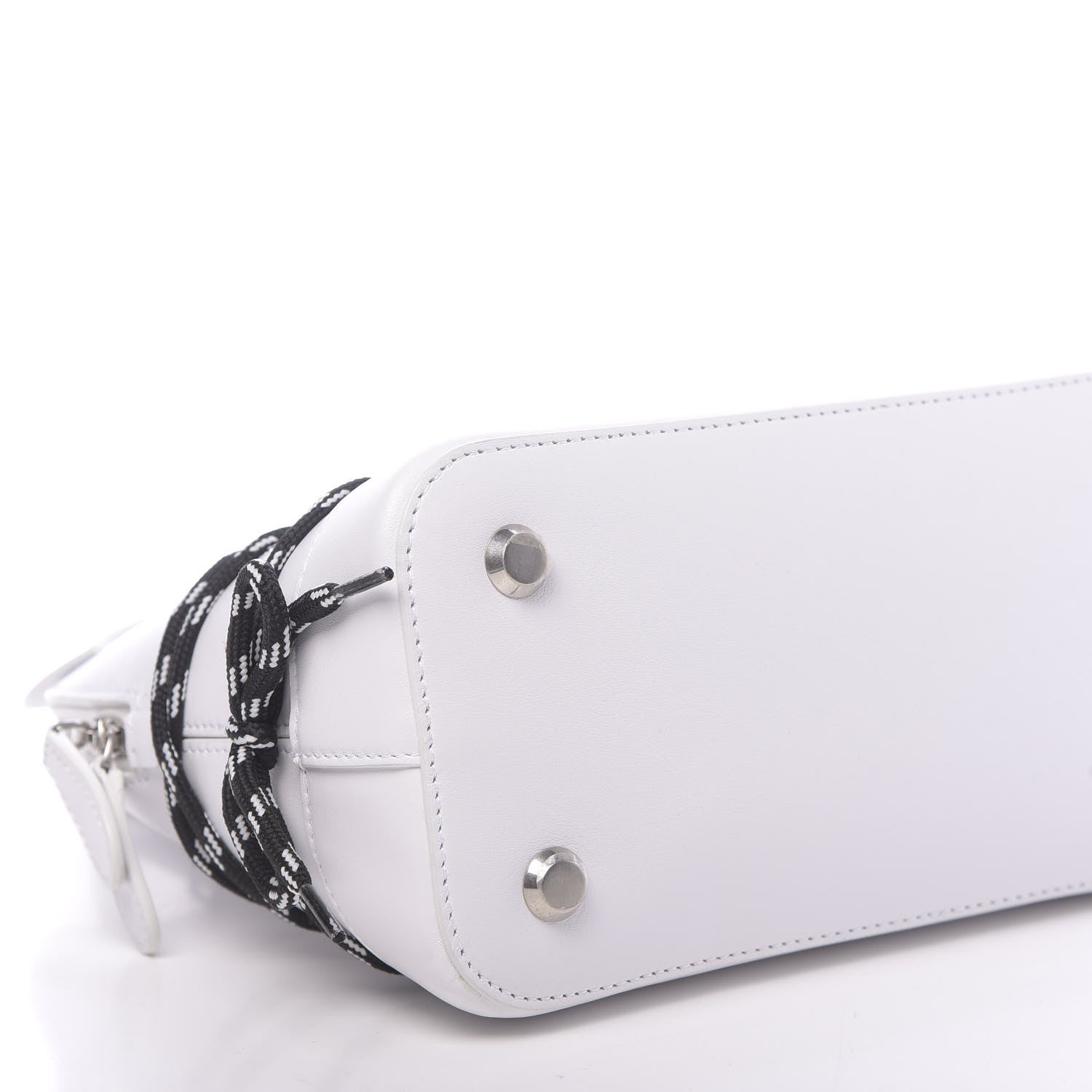 Balenciaga Calfskin Hello Kitty S Ville Top Handle Bag Optic White 7 of 9