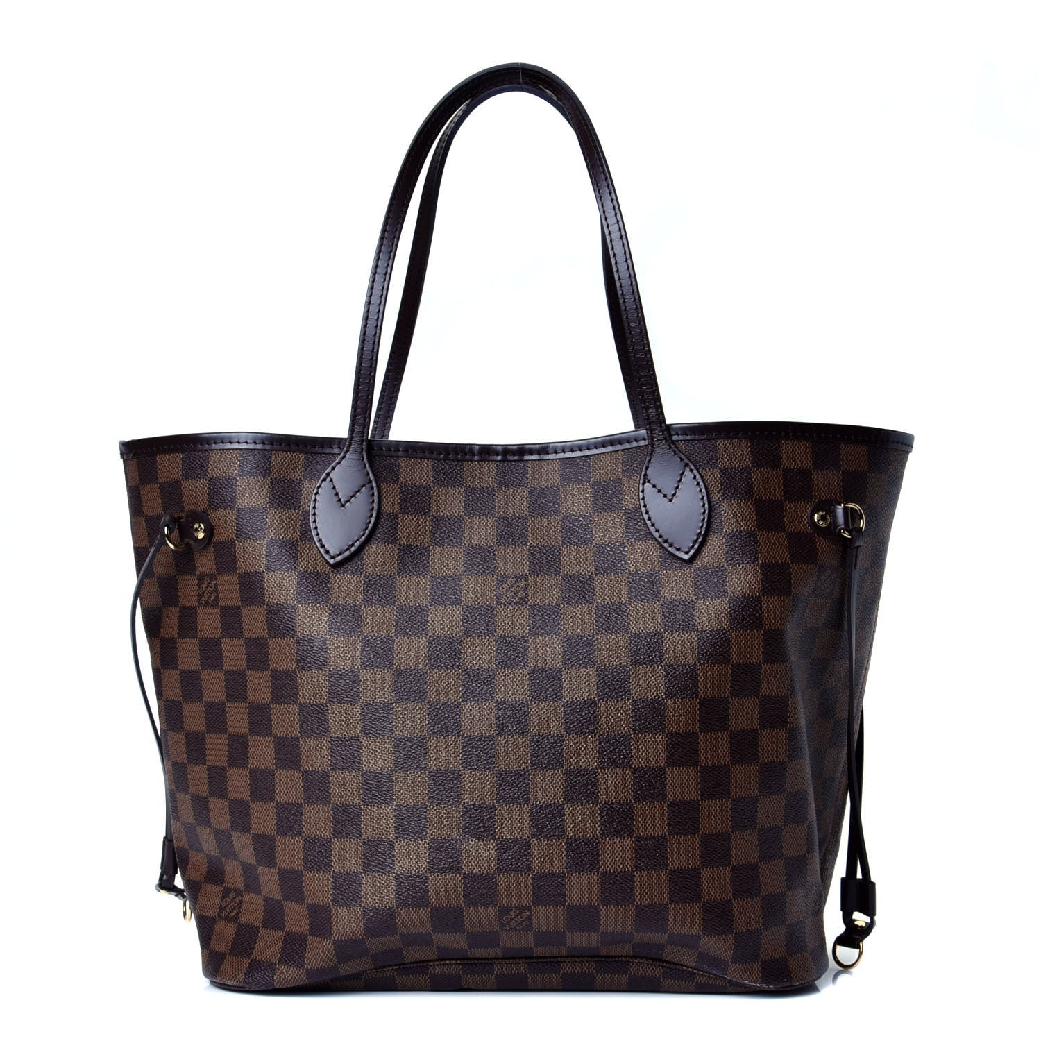 Louis Vuitton Damier Ebene Neo Neverfull MM Rose Ballerine 1 of 3