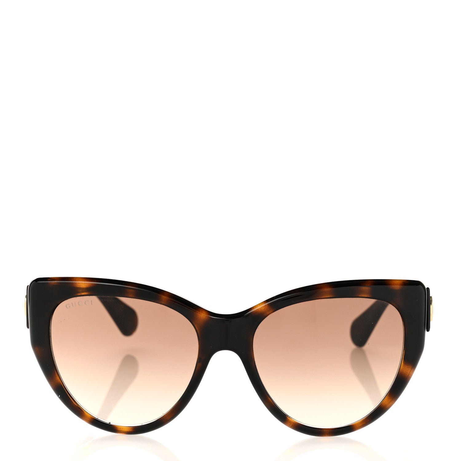Gucci Acetate Cat Eye Sunglasses GG0877S Tortoise 2 of 8