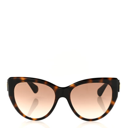Gucci Acetate Cat Eye Sunglasses GG0877S Tortoise 2 of 8